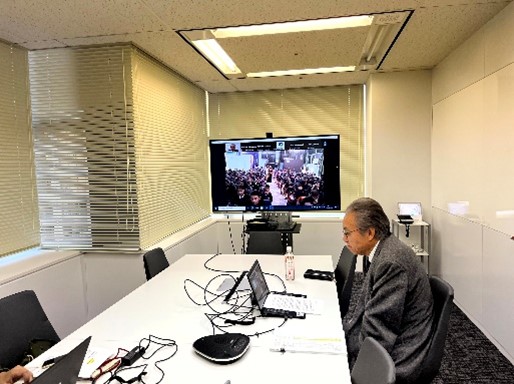 Delivering a message from Japan the Innovation Foundation