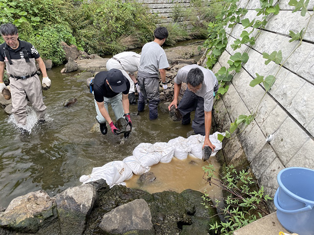 魚道プールづくり