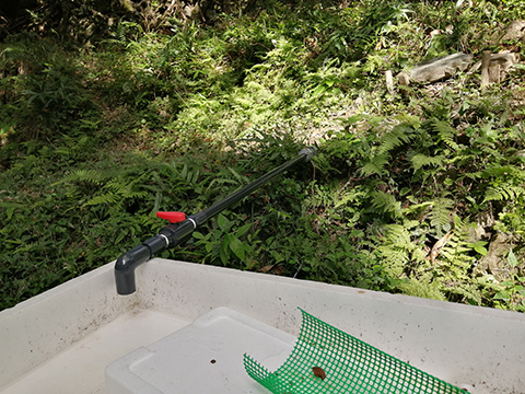 メンテナンス時を考慮しバルブを設置